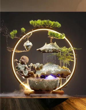 Only xanh la- toi gian, vai - den trang tri