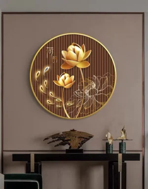 17 (7) Bàn trà đôi viền màu xanh lá – Hiện đại – Gỗ